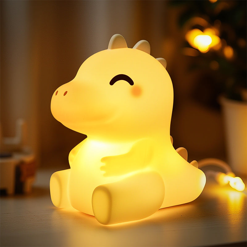 Lumio - Dinosaurus LED Nachtlamp van Siliconen