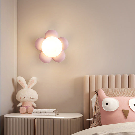 Moderne Keramische Wandlamp met Houten Detail – 220V-240V – Voor Slaapkamer & Woonkamer