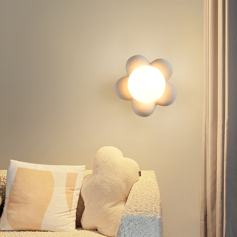 Moderne Keramische Wandlamp met Houten Detail – 220V-240V – Voor Slaapkamer & Woonkamer