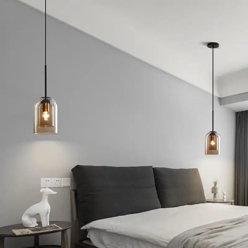 Nöro – Stijlvolle Scandinavische Glazen Hanglamp voor Keuken & Woonkamer