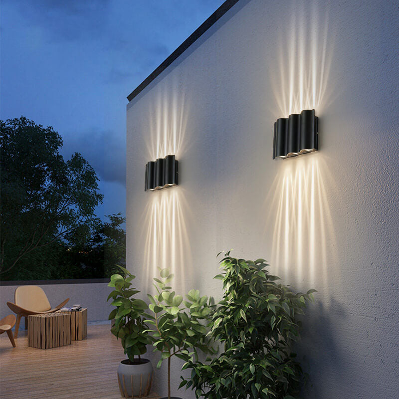 Moderne Minimalistische Aluminium Acryl Wandlamp – LED – 220V-240V (2/4/6 Lichtbronnen)