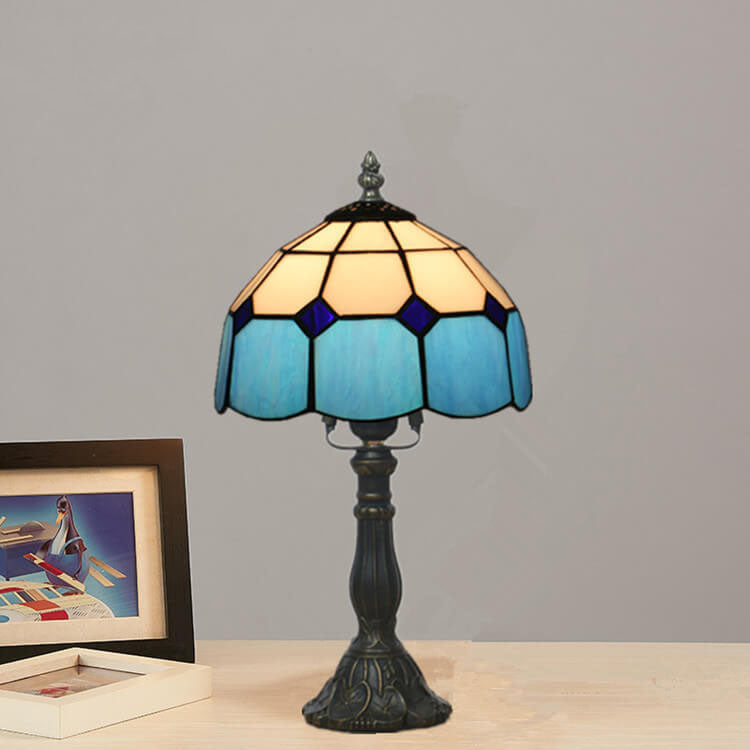 Designer Tafellamp – Handgemaakt Glas-in-Lood in Diverse Kleuren
