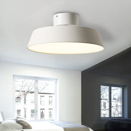Moderne Scandinavische LED Plafondlamp – Wit, Grijs of Groen, Twee Maten