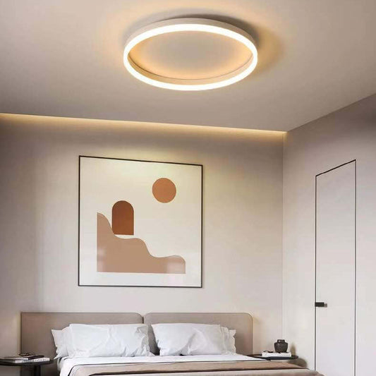 Moderne LED Plafondlamp – 3-Kleurig Licht & Oneindig Dimbaar met Afstandsbediening