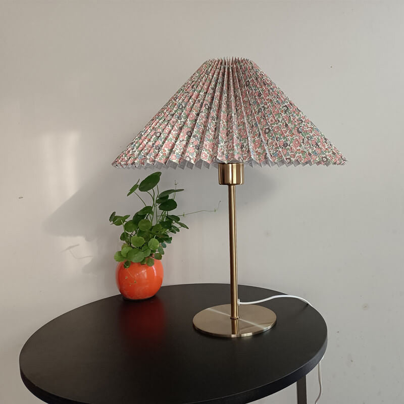 Moderne Tafellamp – Metaal & Stoffen Kap, 3-Kleur Licht, E26 Fitting