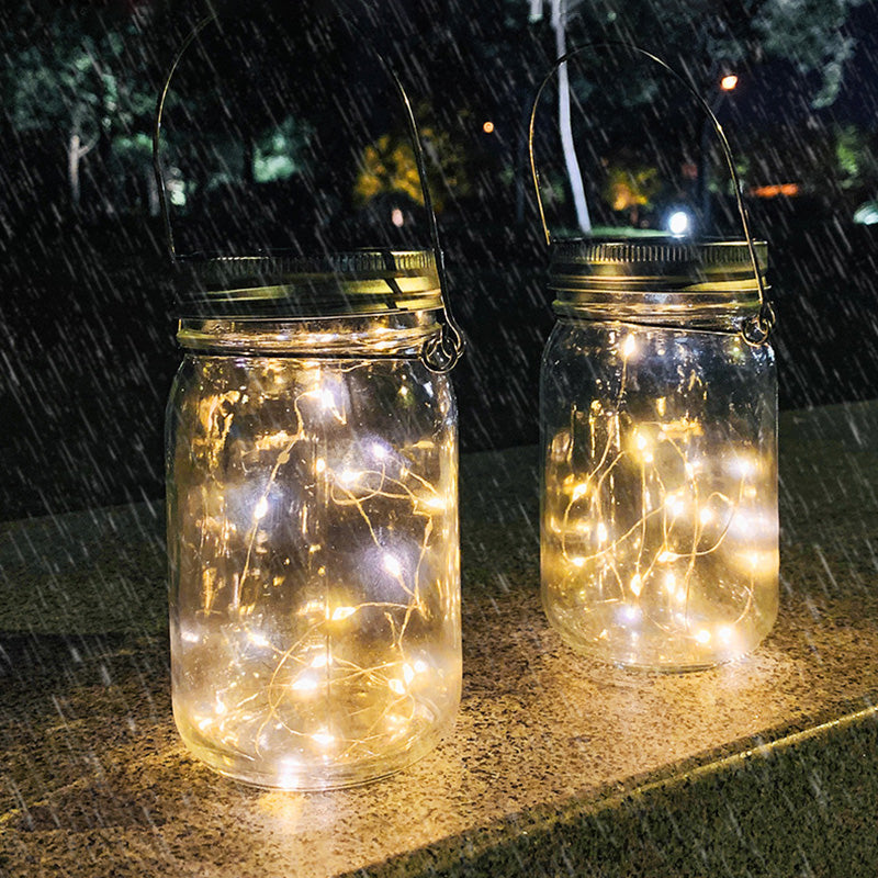 Solar LED Buitenlamp – Art Deco Wit/Geel – 1.2 V (20 LED’s)