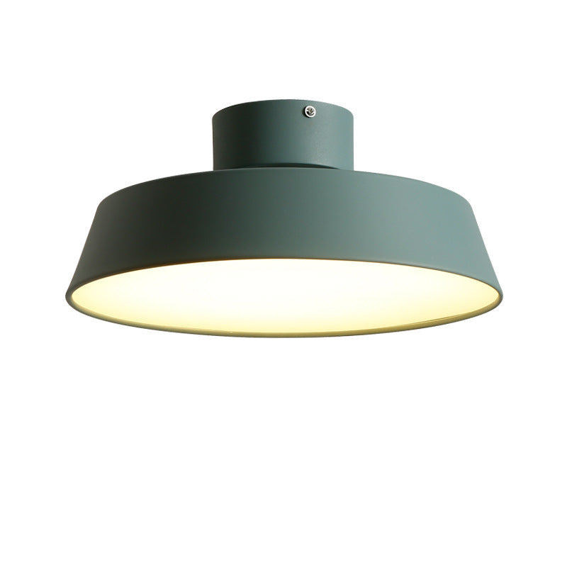 Moderne Scandinavische LED Plafondlamp – Wit, Grijs of Groen, Twee Maten