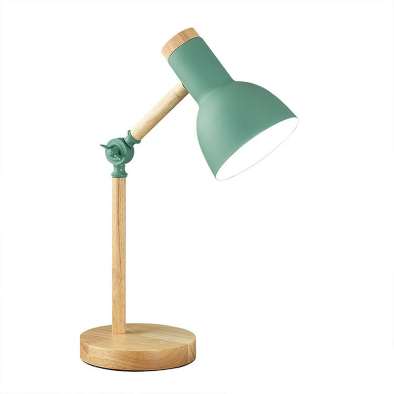 Scandinavische Tafellamp van Hout en IJzer – Meerdere Kleuren