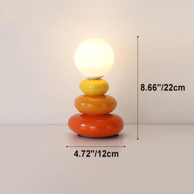 Moderne Keramische LED Tafellamp – USB Oplaadbaar, 3 W, 300 lm