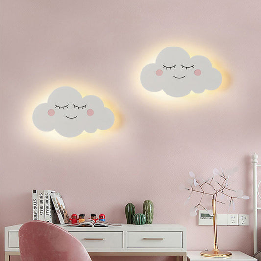 Creatieve Wandlamp met Wolkdesign – Wit/Roze/Blauw – LED 12W/15W