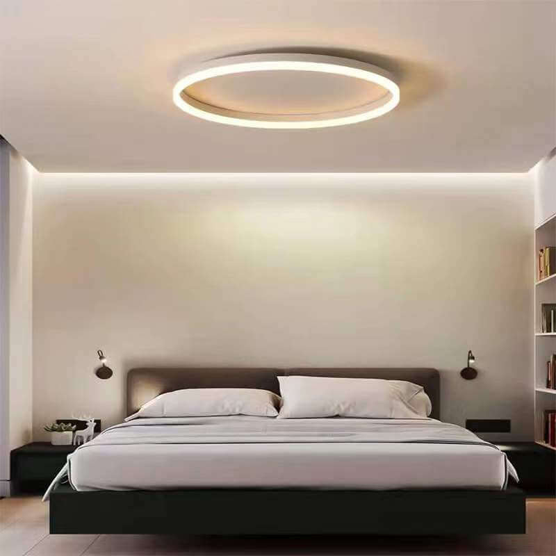 Moderne LED Plafondlamp – 3-Kleurig Licht & Oneindig Dimbaar met Afstandsbediening