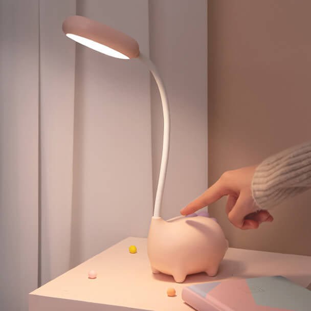 Moderne Tafellamp met Geïntegreerde LED – Kleurrijk en Compact