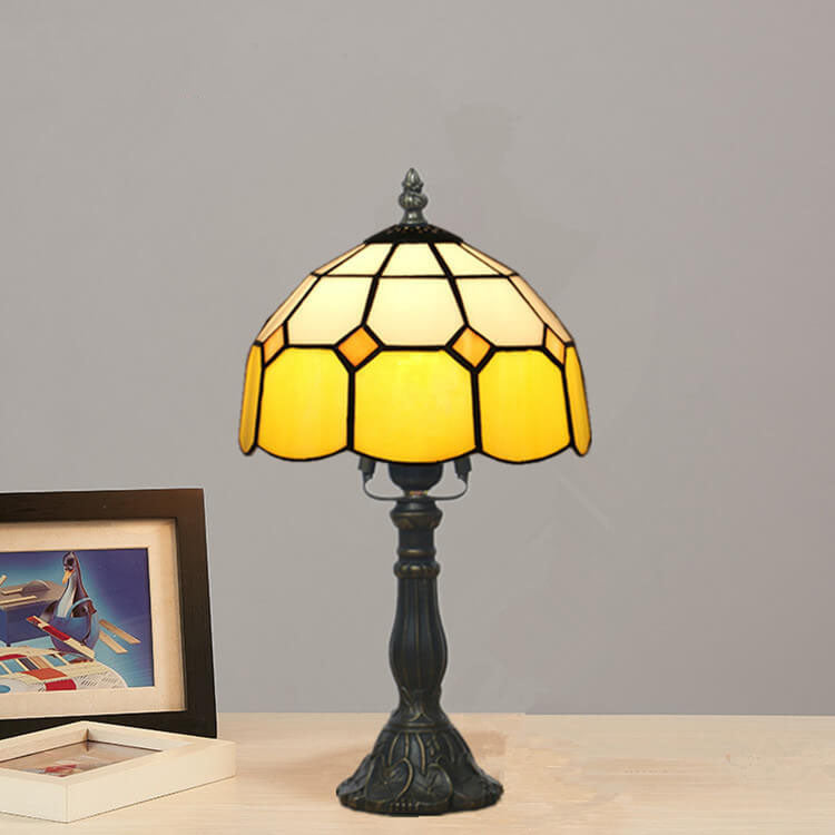 Designer Tafellamp – Handgemaakt Glas-in-Lood in Diverse Kleuren