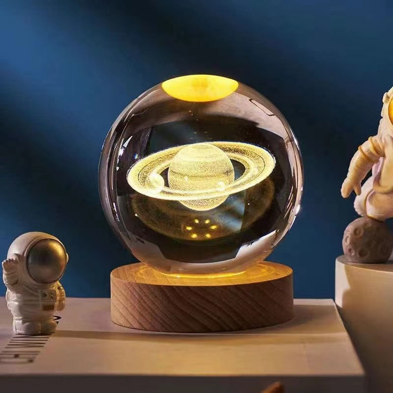 Spatio – Orb 3D Kristallen Nachtlamp
