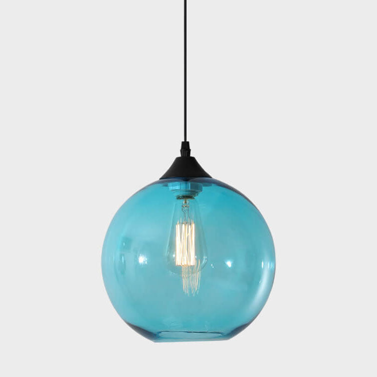 Moderne Glazen Hanglamp – Meerdere Kleuren met E26 Fitting
