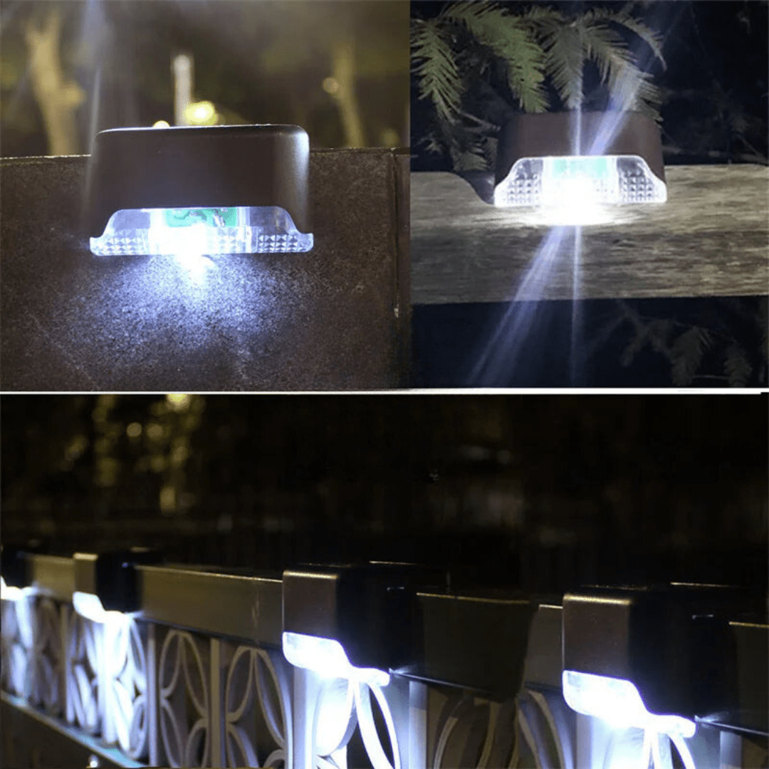 Sola – 4-Pack Solar Buitenlampen met Automatische Sensor & Weerbestendig Ontwerp (IP65)