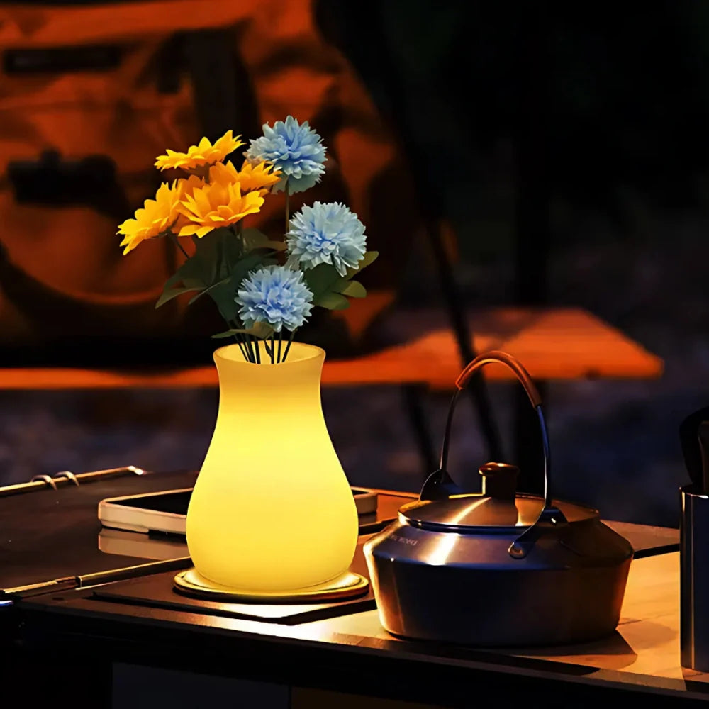 Lumio - Draadloze vaaslamp met 16 kleuren en afstandsbediening