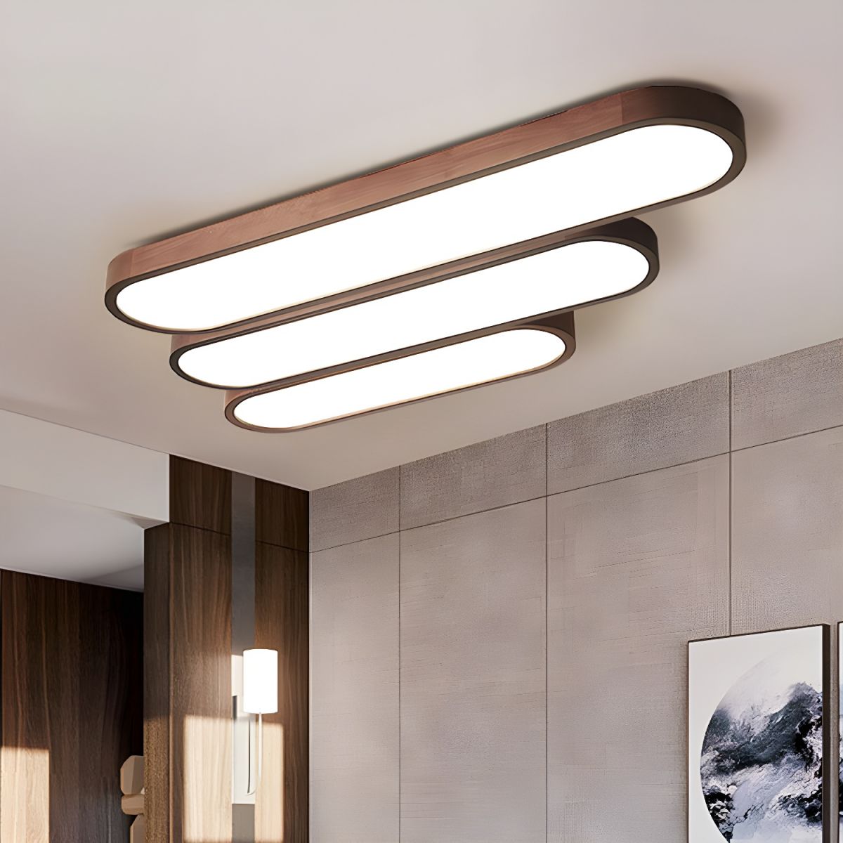 Lumio – Houten Plafondlamp met LED & Modern Design