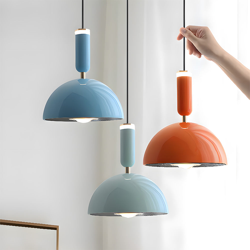 Scandinavische  Moderne LED Hanglamp – Stained Glass Design met Minimalistisch Frame