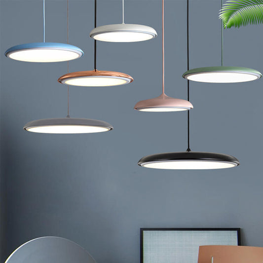 Moderne Kleurrijke LED Hanglamp – Twee Maten, Geïntegreerde LED