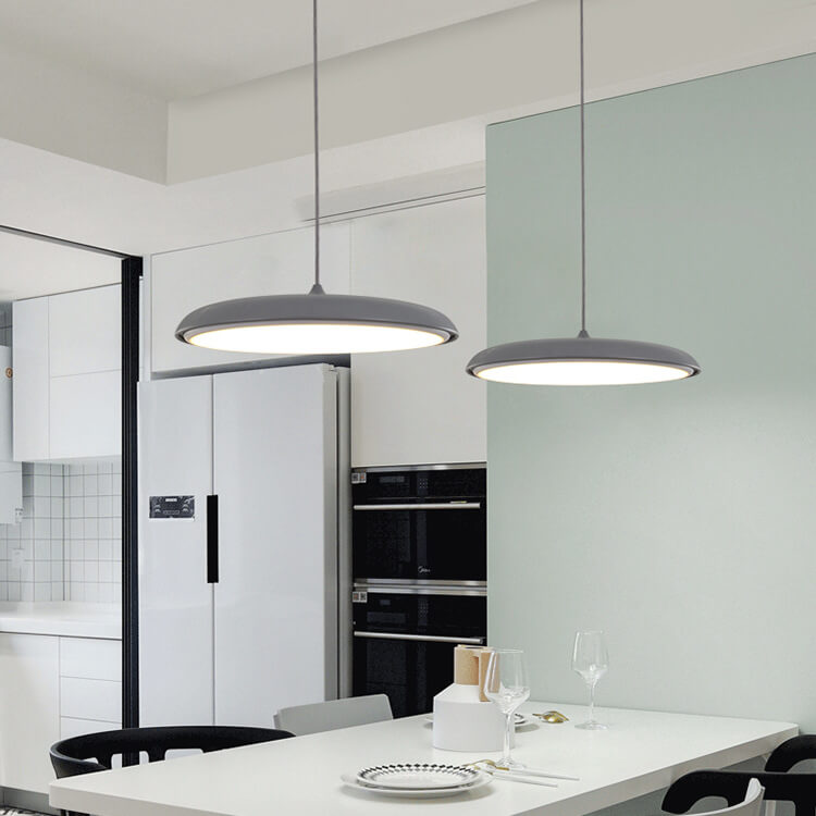 Moderne Kleurrijke LED Hanglamp – Twee Maten, Geïntegreerde LED