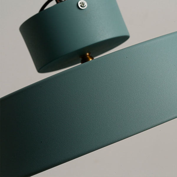 Moderne Scandinavische LED Plafondlamp – Wit, Grijs of Groen, Twee Maten