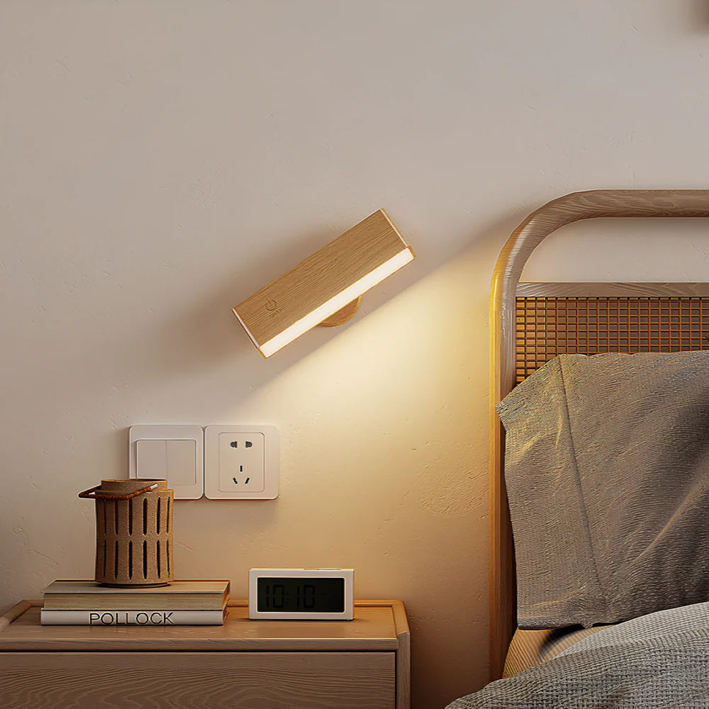 Lumio - Stijlvolle draaibare wandlamp met magnetische montage