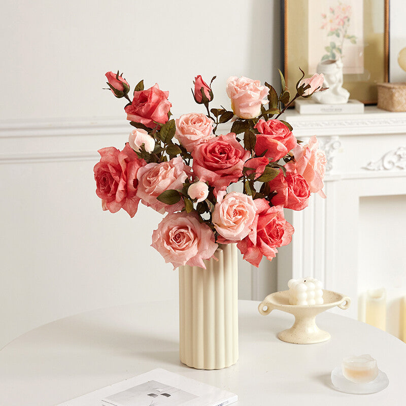 Lumio – Kunst Zijdebloemen (Set van 3)