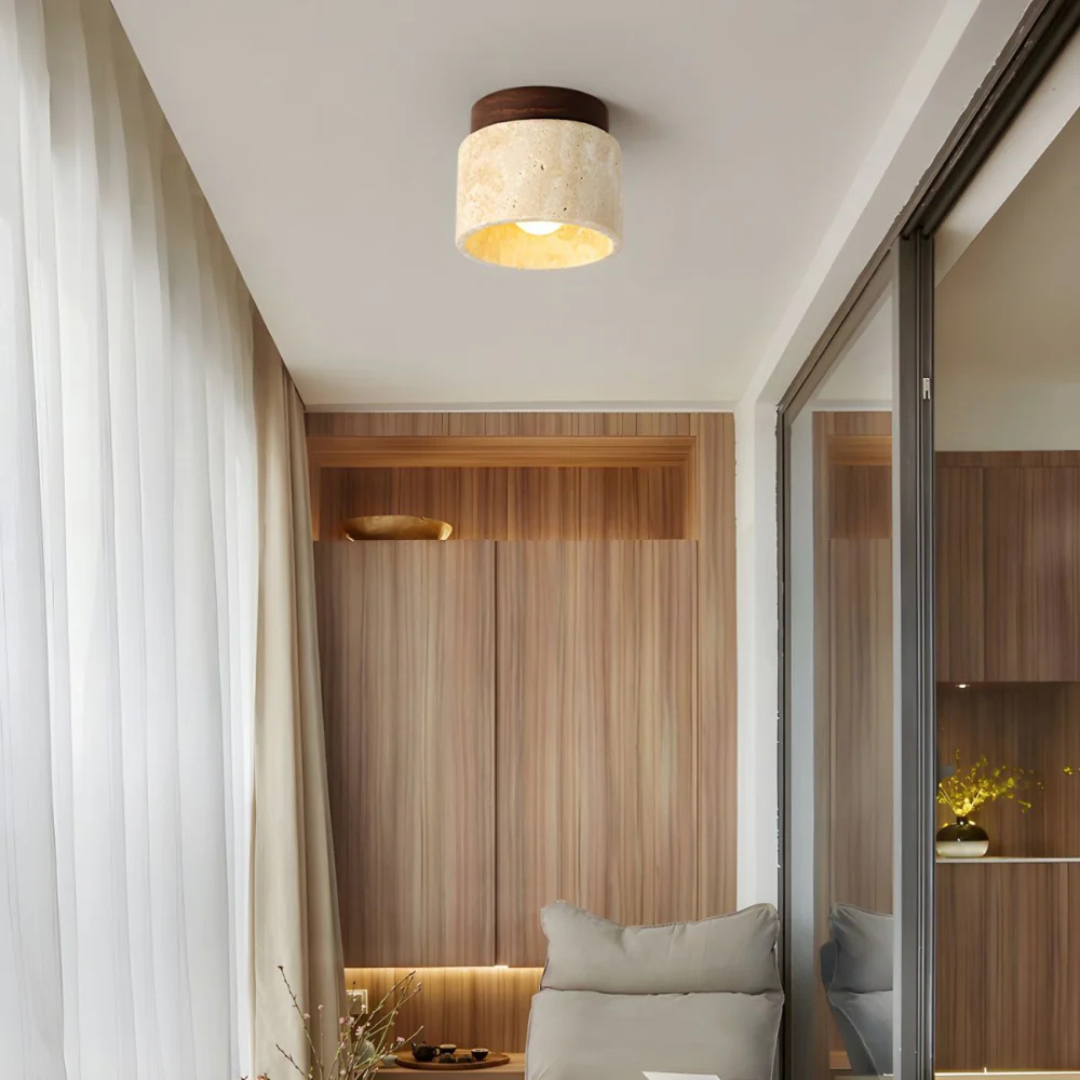 Hoki – Plafondlamp met Japans Design van Marmer & Hout