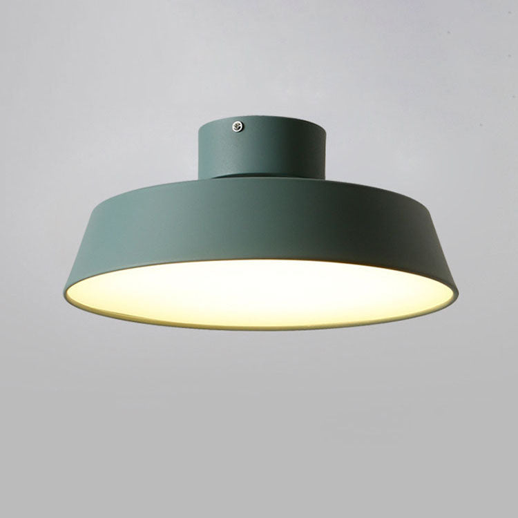 Moderne Scandinavische LED Plafondlamp – Wit, Grijs of Groen, Twee Maten