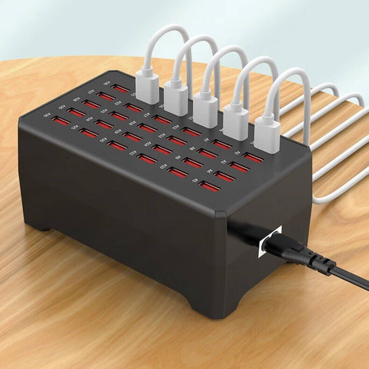 USB Oplaadstation – 30 Poorten voor Gelijktijdig Opladen