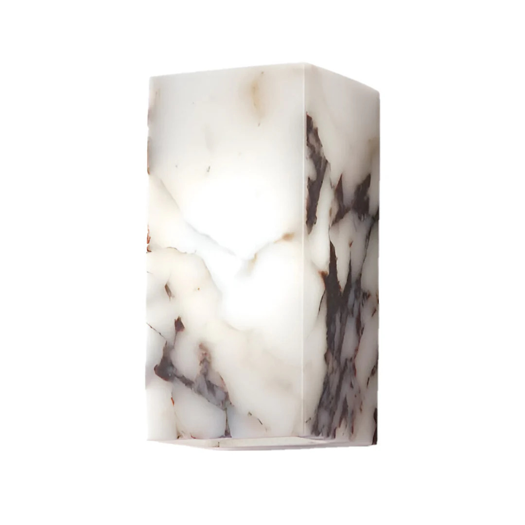 Lumio - Luxe Natuursteen Wandlamp met Warme LED Verlichting