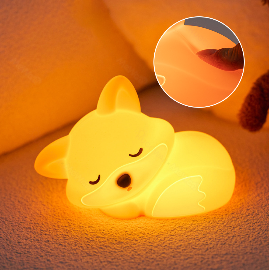 Lumio - Vos Nachtlamp met LED en Tap-bediening