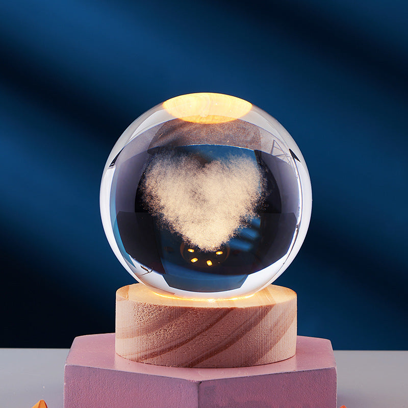 Spatio – Orb 3D Kristallen Nachtlamp