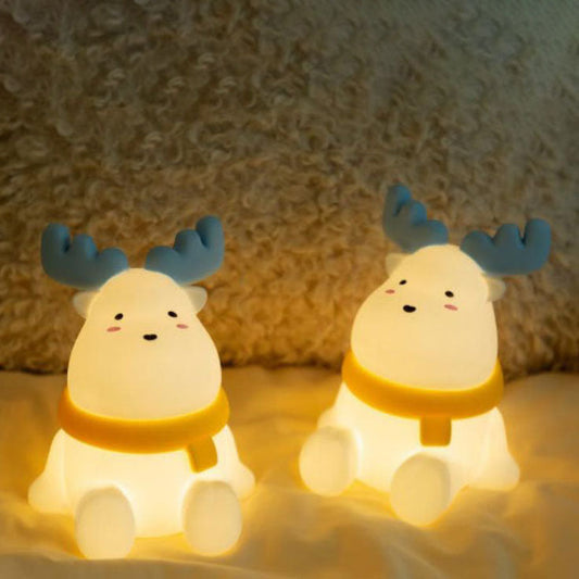 Rendier Silicone Tafellamp met Geïntegreerde LED – USB Oplaadbaar