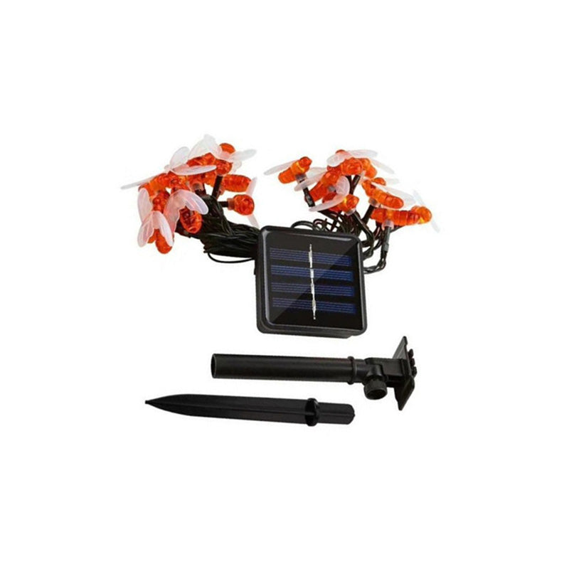 Solar LED Honingbij Sierverlichting – Art Deco Rood/Geel/Wit – 3 V (20 / 30 / 50 / 100 LED’s)