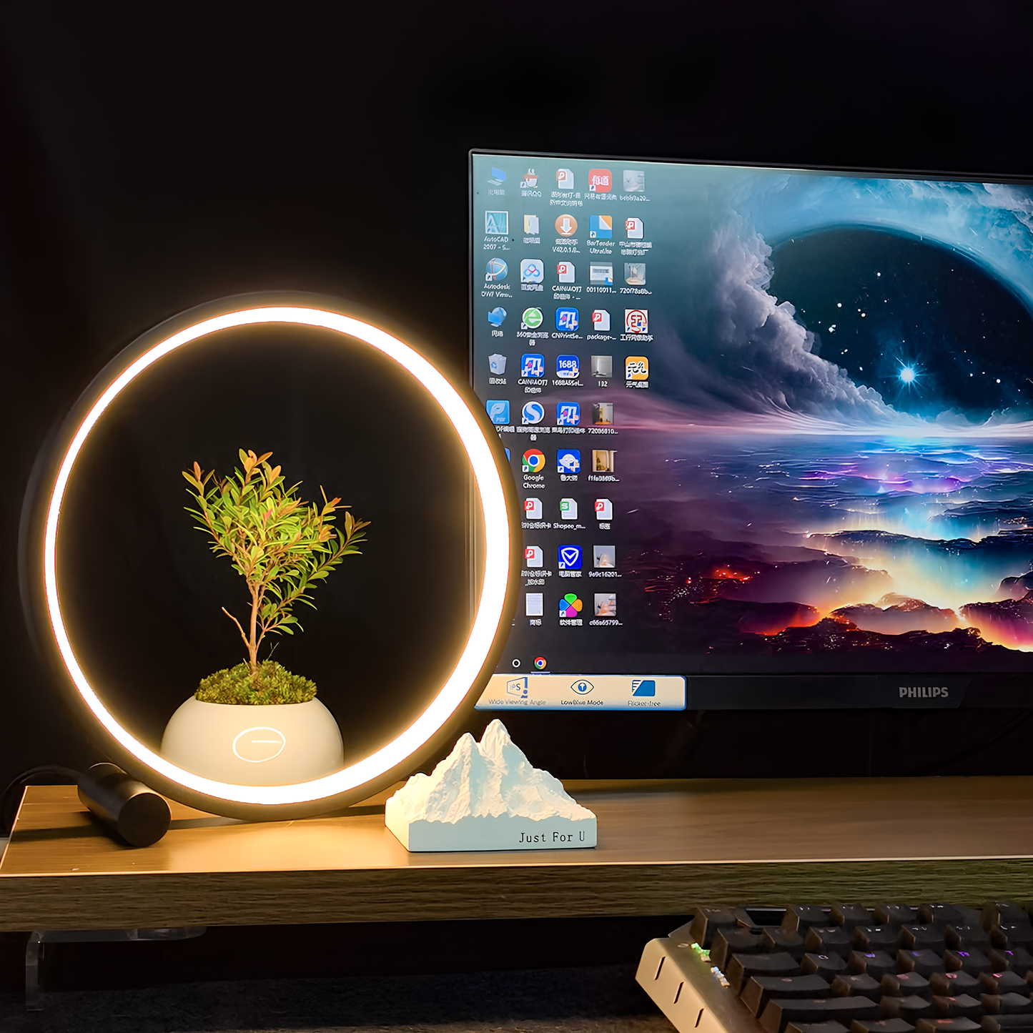 Lumio - Halo Nachtkastlamp met Minimalistisch & Scandinavisch Design