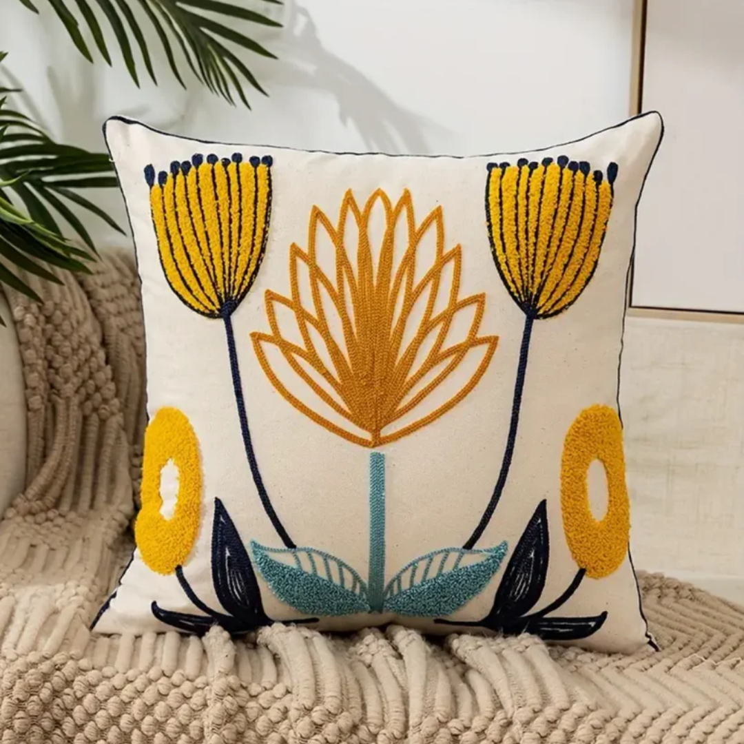 Sierkussensloop met Bloemenprint