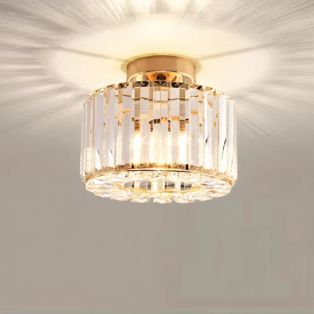 Lumio - Kristallen Elegante plafondlamp met LED voor woonkamer en slaapkamer