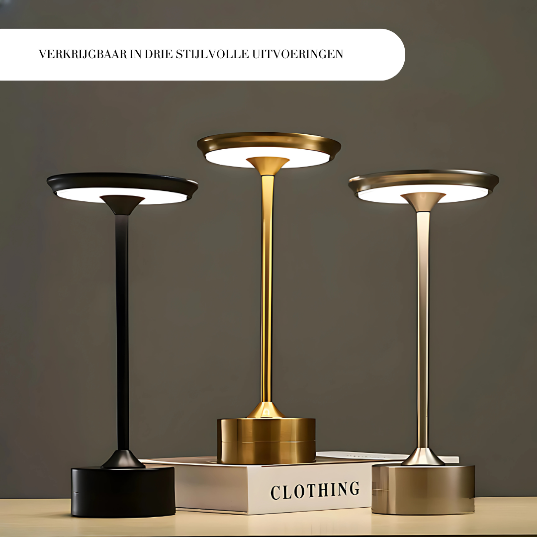 Lumio - Lise Draadloze Touch Tafellamp met 3 lichtstanden