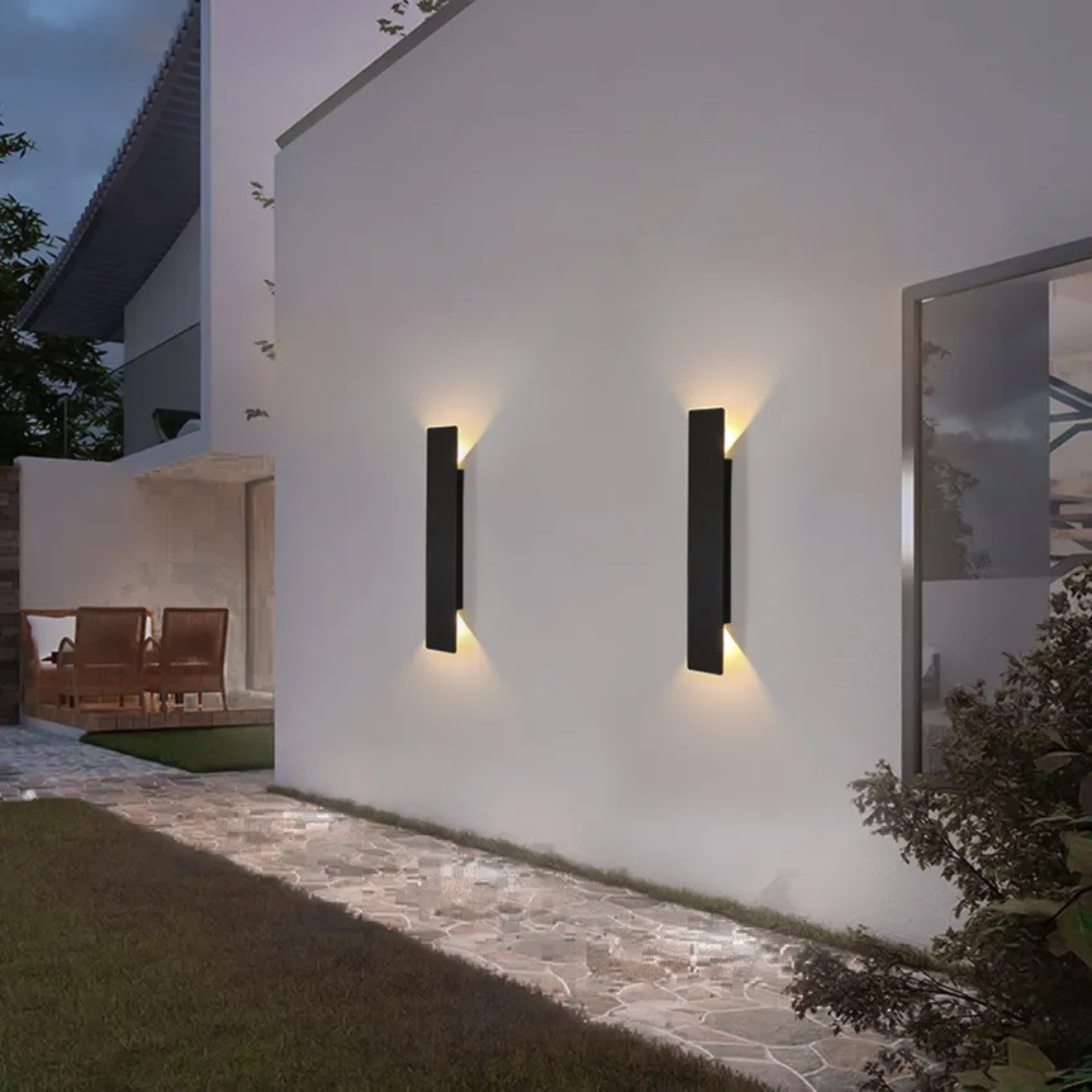 Lumio - Moderne aluminium buitenlamp met waterdicht LED-ontwerp