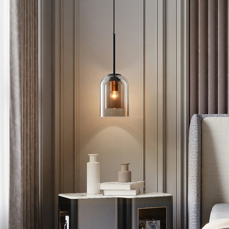 Nöro – Stijlvolle Scandinavische Glazen Hanglamp voor Keuken & Woonkamer