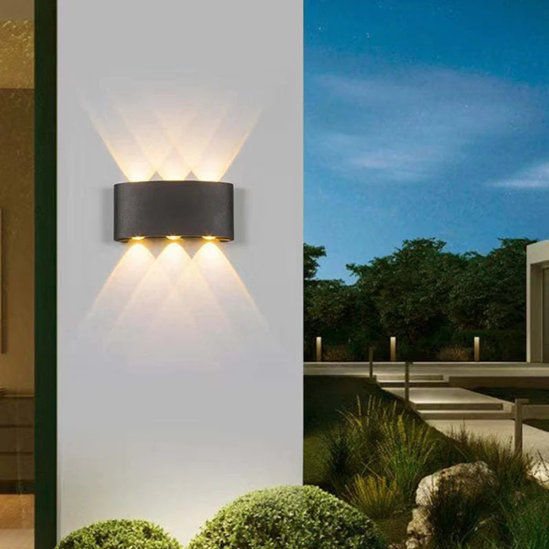 Lumio - Waterdichte LED buitenwandlamp met warm wit licht