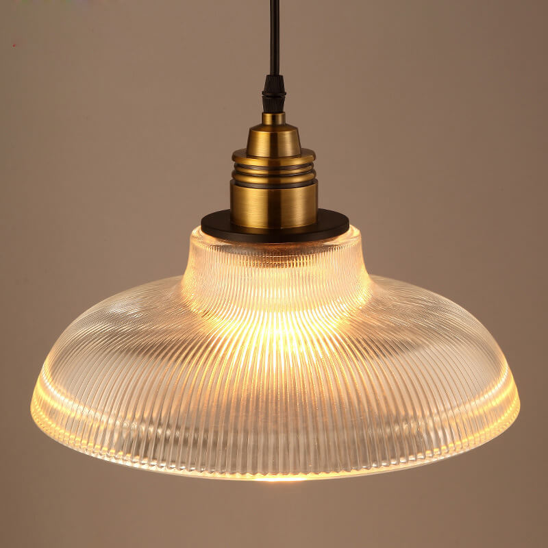 Moderne Glazen Hanglamp – Amber of Doorzichtig met Verstelbaar Snoer