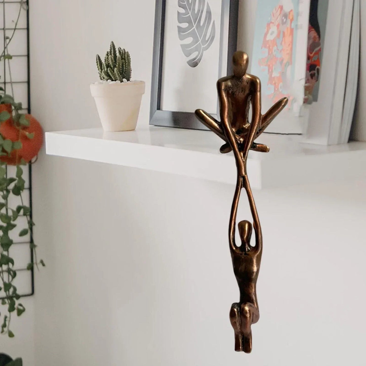 Lumio – Liefde & Kracht Beeldje met Abstract Design