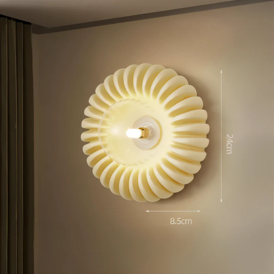 Lumio - Moderne LED Wandlamp met Artistiek Cirkelontwerp