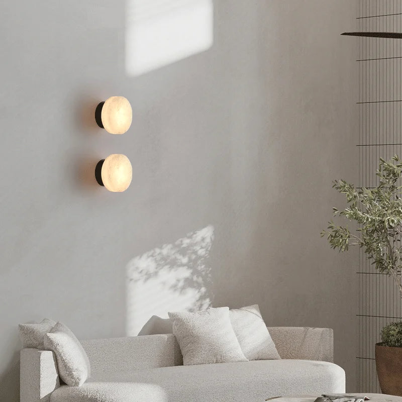 Lumio - Luxe Marmeren Wandlamp met Tijdloze Scandinavische LED Verlichting