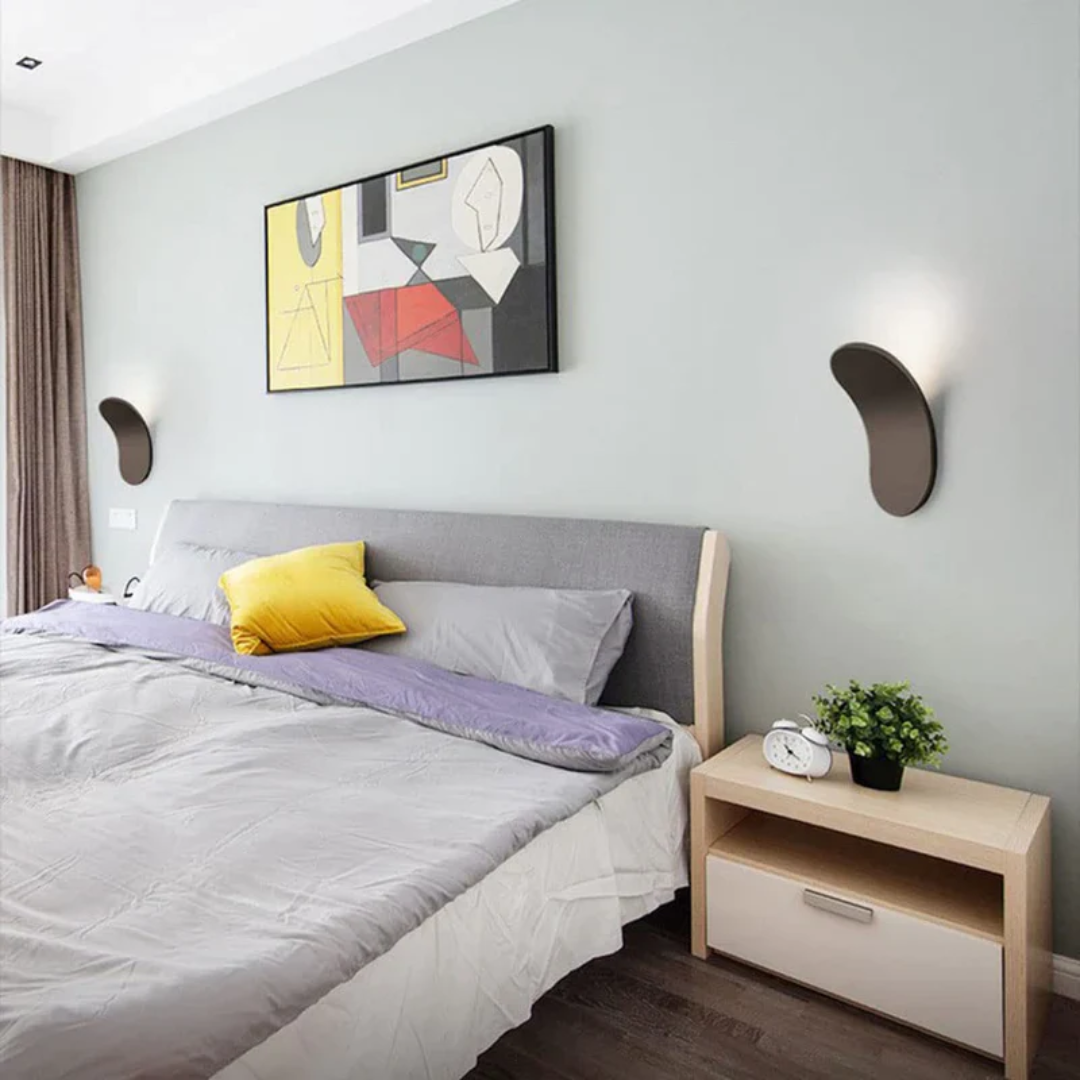 Lumio - Scandinavische Minimalistische LED Wandlamp van Metaal