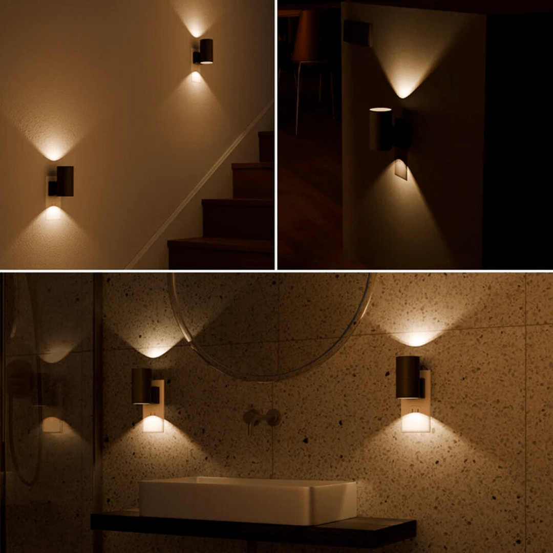 Eira – LED Stekkerlamp met Automatische Sensor & Dimbare Functie