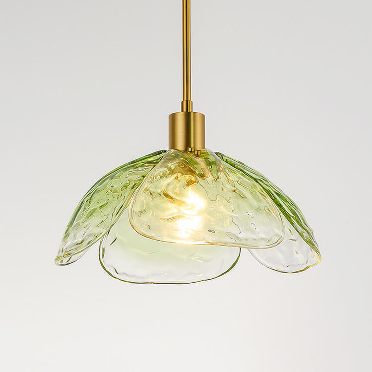 Moderne Glazen Hanglamp – Blauw, Groen of Roze – E26 Fitting